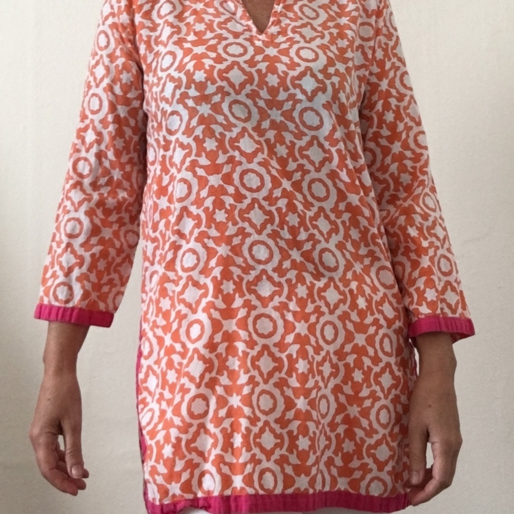 Orange and Pink tunic